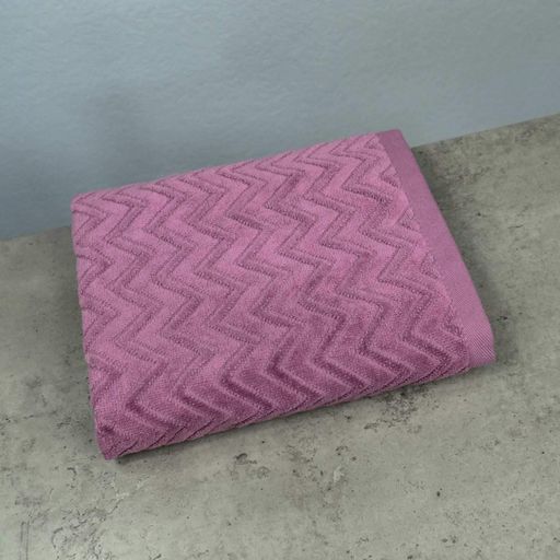 Полотенце махровое для лица и рук GM Textile 40x70см Премиум качества Жаккардовое с велюром 550г/м2 (Фиолетовый) (1382319)