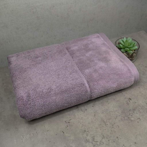Рушник махра/велюр GM Textile 50x90см Преміум якості Milado 550г/м2 (Виноградний) (1382480)