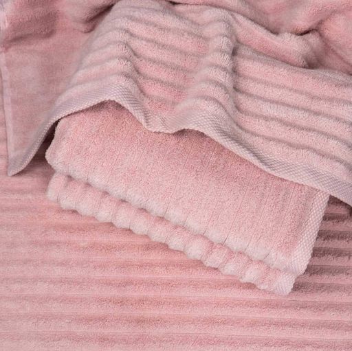 Набор махровых полотенец Зеро Твист 2шт GM Textile 50x90см, 70x140см 550г/м2 (Розовый) (1382482)