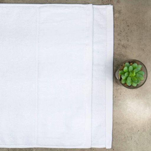 Большое банное полотенце махровое GM Textile 100x150 см Премиум качества Milado 550 г/м2 (Белый) (1382497)