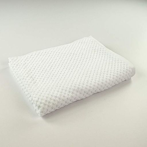 Набір махрових рушників однотонних 2шт 50x90см, 70x140см Damask Преміум якості Жакардове з велюром 550г/м2 (Білий) GM Textile (1382505)