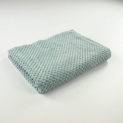 Комплект махровых полотенец однотонных 3шт 40x70см, 50x90см, 70x140см Damask Премиум качества Жаккардовое с велюром (Мятный) GM Textile (1382512)