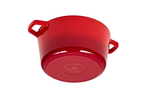 Каструля Gerlach Natur Iron 21 см 3 л Червоний (5901035508477) (1382576)