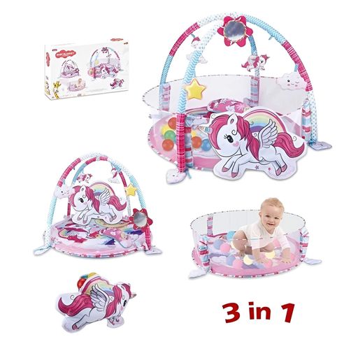 Ігровий килимок Baby Home Textile Єдиноріг 3-73 B 92х49х73 см Різнокольоровий (134791) (1383300)