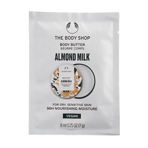 Подарунок! Батер для тіла The Body Shop Almond Milk Body Butter, 8 мл