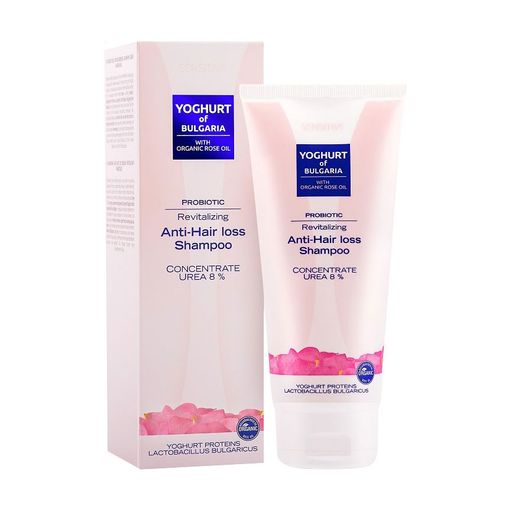 Відновлювальний шампунь для волосся BioFresh Yoghurt Of Bulgaria Anti-Hair Loss Shampoo проти випадіння волосся, з пробіотиком, 200 мл