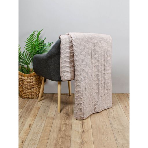 Стьобане покривало Home Line темно-бежеве, 210*240 см (182154)