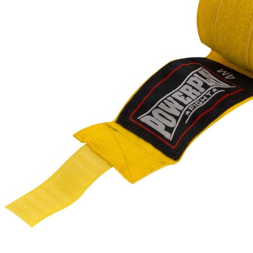 Бинти для боксу PowerPlay 3047 Жовті Lycra (спандекс) (4м) (1388367)