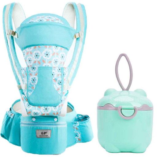 Хіпсит, Ерго-рюкзак, кенгуру перенесення Baby Carrier 6 в 1 М'ятний та контейнер для дитячих сумішей (vol-1398) (1390884)