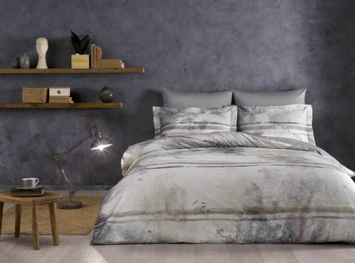 Постельное белье Tivolyo Home Marble делюкс сатин евро (1391999)
