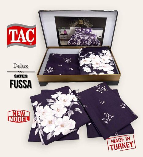 Постельное белье Tac Fussa mor сатин Deluxe евро (1392012)