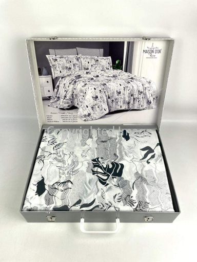 Постельное белье Maison D'or Breeze grey тенсел евро (1392032)