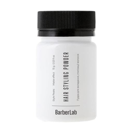 Пудра для вкладання та стилізації волосся BarberLab Style Peaks з матовим ефектом, 15 г
