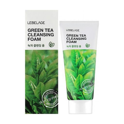 Пінка для вмивання Lebelage Green Tea Cleansing Foam з зеленим чаєм, 100 мл