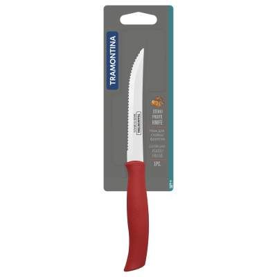Кухонный нож Tramontina Soft Plus Red Steak 127 мм (23661/175) (1394409)