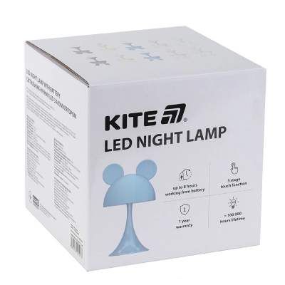 Ночник Kite Светильник LED с аккумулятором Simple Bunny, персиковый (K25-317-1-4) (1396382)