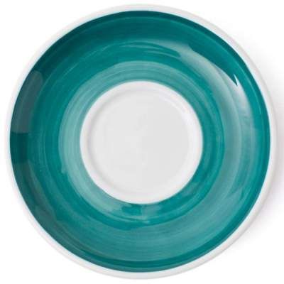 Блюдце Ancap серія Verona Millecolori 14,5 см Green Teal для серій "Verona/Torino/Bari/Palermo Millecolori Ha (34412) (1397769)