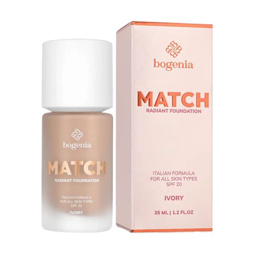 Тональный крем для лица Bogeniа Pro Match Foundation BG609, SPF 20, 35 мл