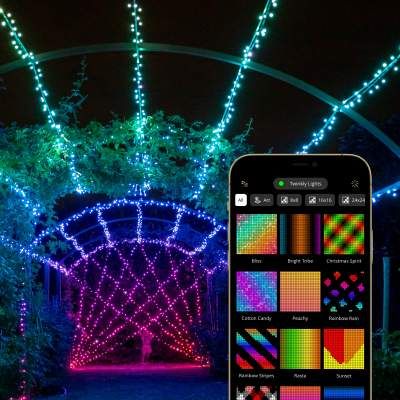 Гирлянда Twinkly Smart LED Dots 60 RGB LED Lights String Clear Wire USB-A IP20 3м (TWD060STP-T) (1402014)