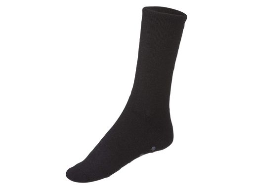 Термо-носки 2 пары утепленные мехом для мужчины Livergy LYCRA® 427828 43-46 Черный (1402601)