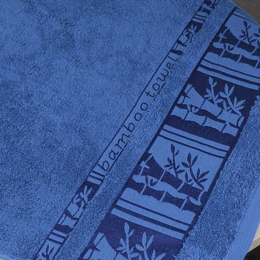 Махровое полотенце для лица GM Textile 40х70см BambooN 450г/м2 (Синий) (1404960)
