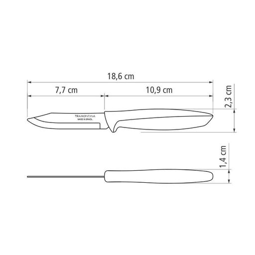 Кухонный нож Tramontina Plenus Vegetable 76 мм (m358265) (1412846)