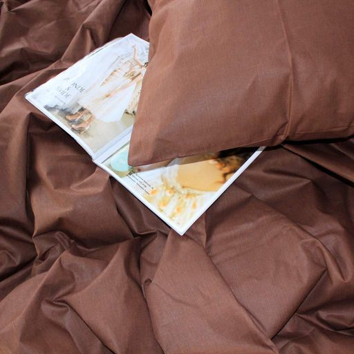 Постільна білизна MirSon Ranforce Elite 19-1217 Chocolate perla 200х220 (m196681) (1414853)