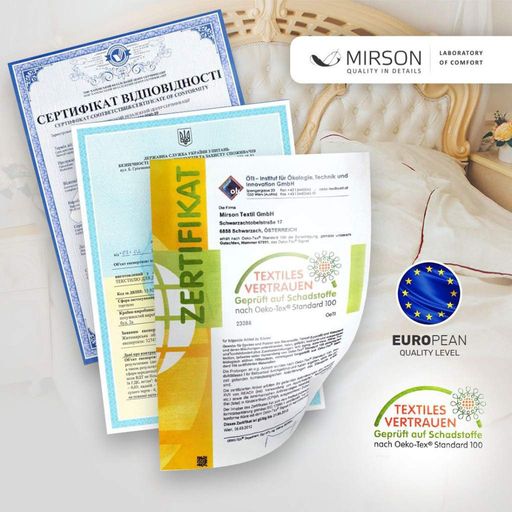 Постельное белье MirSon SatinStripe 30-0008+ 30-0011Fenilla 143х210 Полуторный (m215866) (1414971)