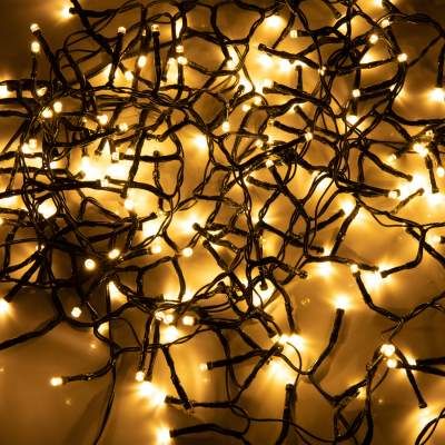 Гирлянда YES! Fun Уличная 70 LED Тепло-белая 4.9 м Статичная Таймер На батарейках (975062) (1419084)