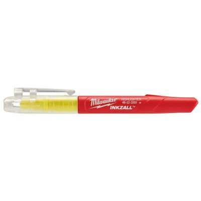 Набор маркеров Milwaukee текстмаркеров InkZAll желтый, 5шт (48223201) (1419301)