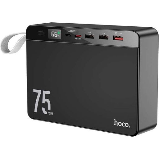 Внешний аккумулятор Hoco J94 Overlord 75000mAh 22.5W Black (779175) [101153] (1421848)