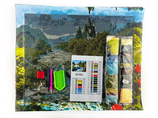 Алмазная мозаика Красивый водопад 40х50 см ColorArt SP081 (1423732)