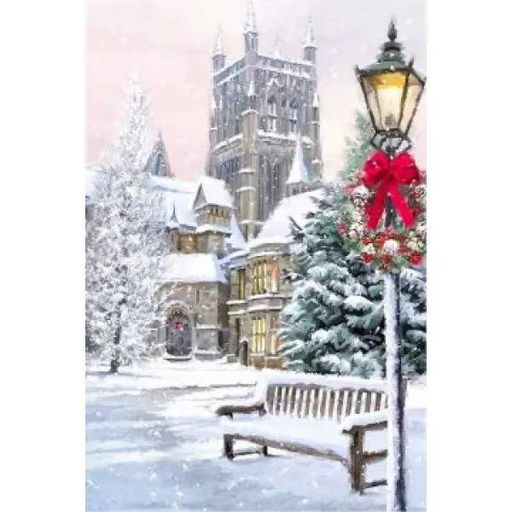 Алмазная мозаика Рождественский пейзаж 40х50 см ColorArt SP084 (1423733)