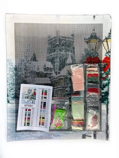Алмазная мозаика Рождественский пейзаж 40х50 см ColorArt SP084 (1423733)