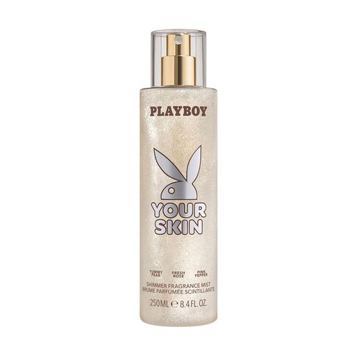 Парфумований спрей для тіла Playboy Your Skin Shimmer жіночий, 250 мл