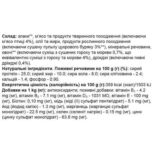 Сухой корм для собак Pedigree для щенков, птица/овощи 500г (1428501)
