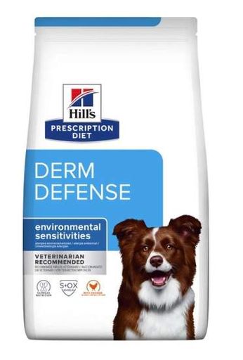 Сухой Корм Hill's Prescription Diet Canine Derm Defense противовоспалительный при дерматитах и заболеваниях кожи и шерсти у собак 1,5 кг (1429448)