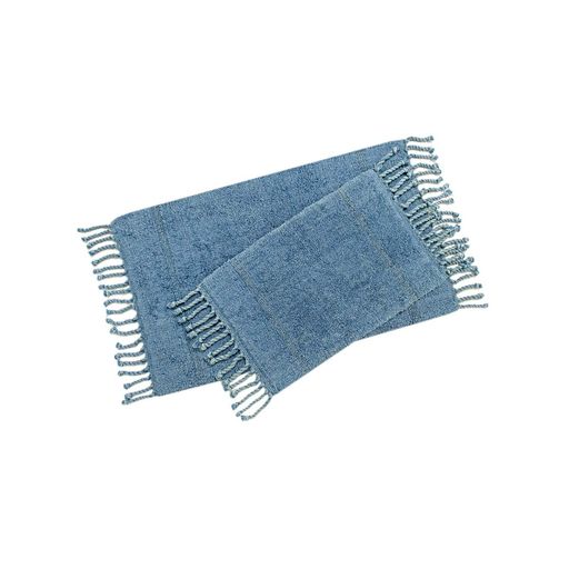 Набір килимків Irya - Paloma denim синій 60x90+40x60 (1431476)