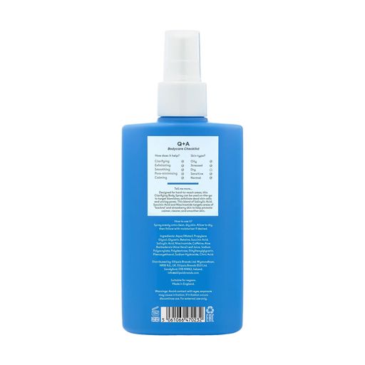 Уценка! Спрей для тела Q+A Salicylic Acid Clarifying Body Spray с салициловой кислотой, 150 мл