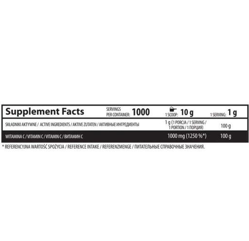 Вітамін C для спорту OstroVit Vitamin C 1000 g /100 servings/ Pure (1436951)