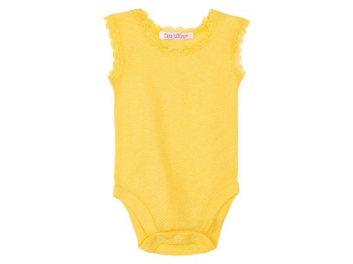 Боди ажурные набор 2 шт. для девочки Lupilu LIDL 370944 062-68 см (2-6 мес.) Желтый (1437585)