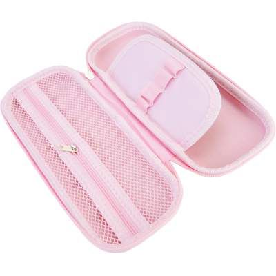 Пенал Cool For School з тисненням 1 відділення Рожевий (B-8614-pink) (1439375)