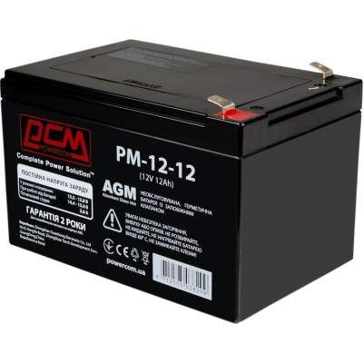 Батарея к ИБП Powercom 12В 12Ah (PM-12-12) (1440094)