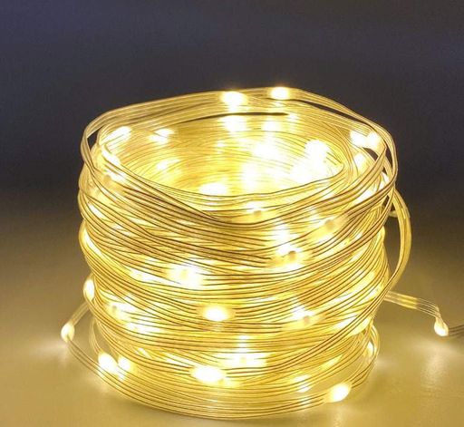 Профессиональная LED-гирлянда SunLamp 22м 200 диодов с пультом дистанционного управления, 8 режимов, USB, медная проволока (1450053)
