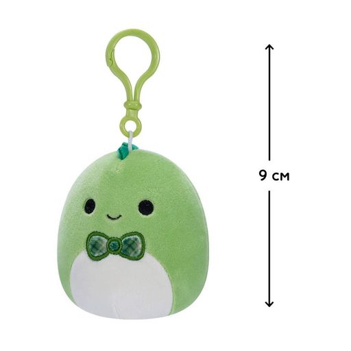 Мягкая игрушка Дино Денни Squishmallows SQCP00151 на клипсе 9 см (1454868)
