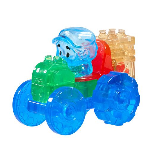 Сенсорный конструктор Jelly Blox Красочный трактор, от 2 лет, 12 элементов (932945)