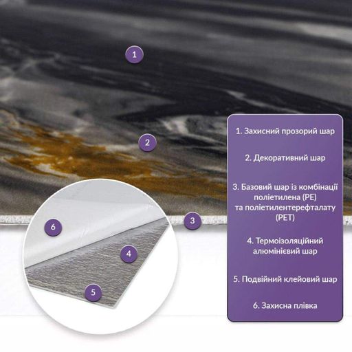 Самоклеящаяся стеновая PET плитка 600*300*2mm (D) SW-00002311 (1460396)