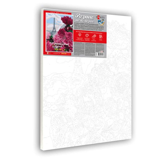 Картина за номерами Французький букет 40 * 50 см. Santi (953828) (1462268)