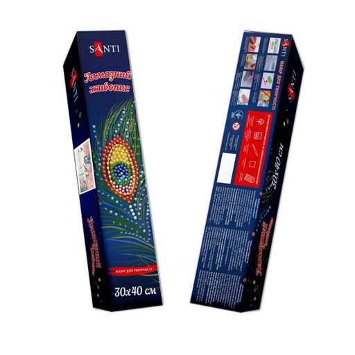 Алмазная мозаика Открытка с Парижа 30*40 см Santi (954150) (1462367)
