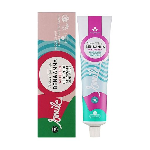 Натуральна зубна паста Ben & Anna Smile Natural Toothpaste Wildberry, 75 мл